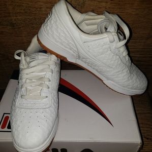 Men's Original White Small Logo Fila Sneaker
